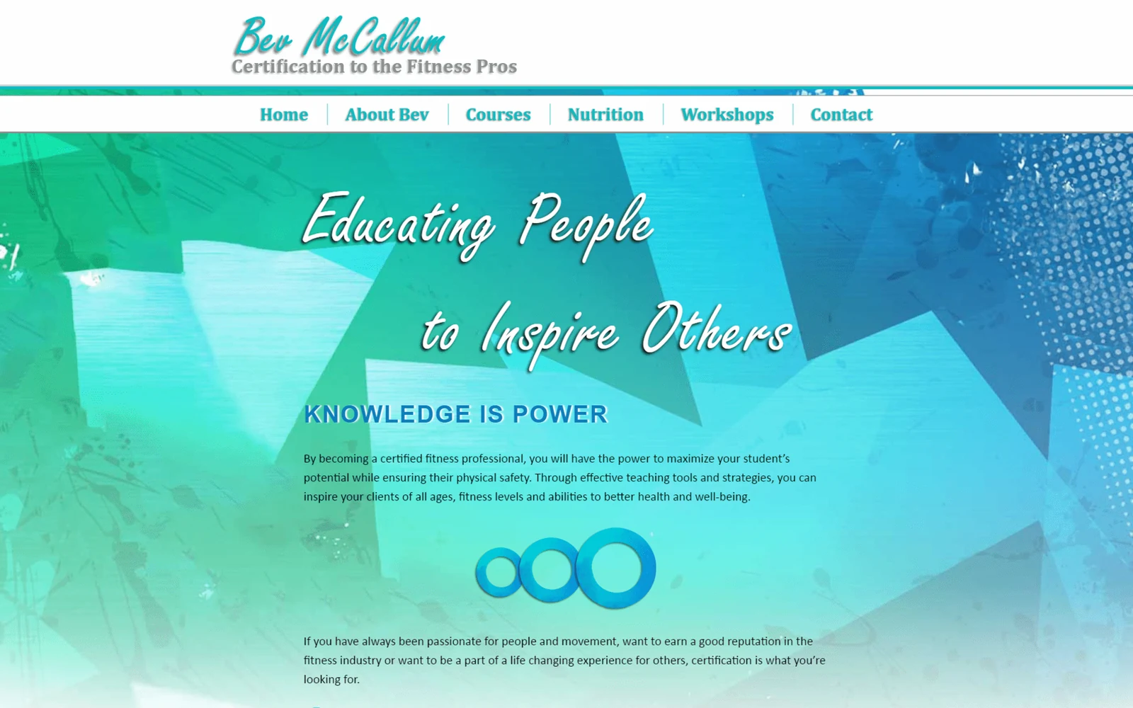 Bev McCallum Certification